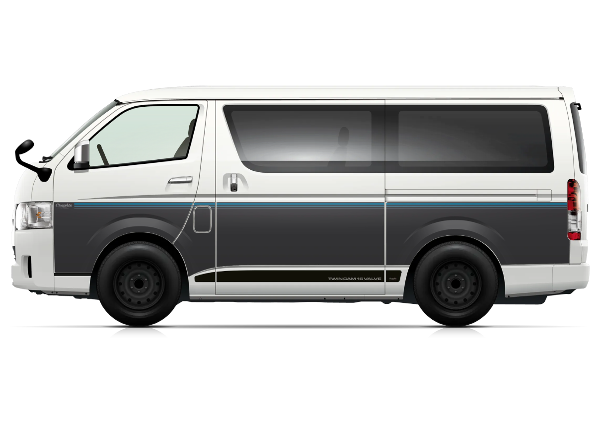 ハイエース用カーラッピングデカール