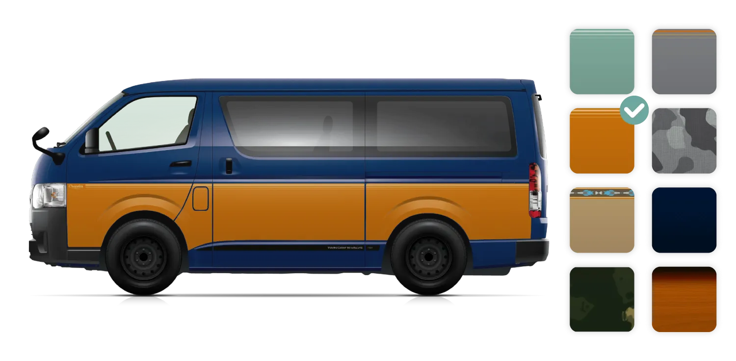 カーラッピング スタイリングシミュレーター例3