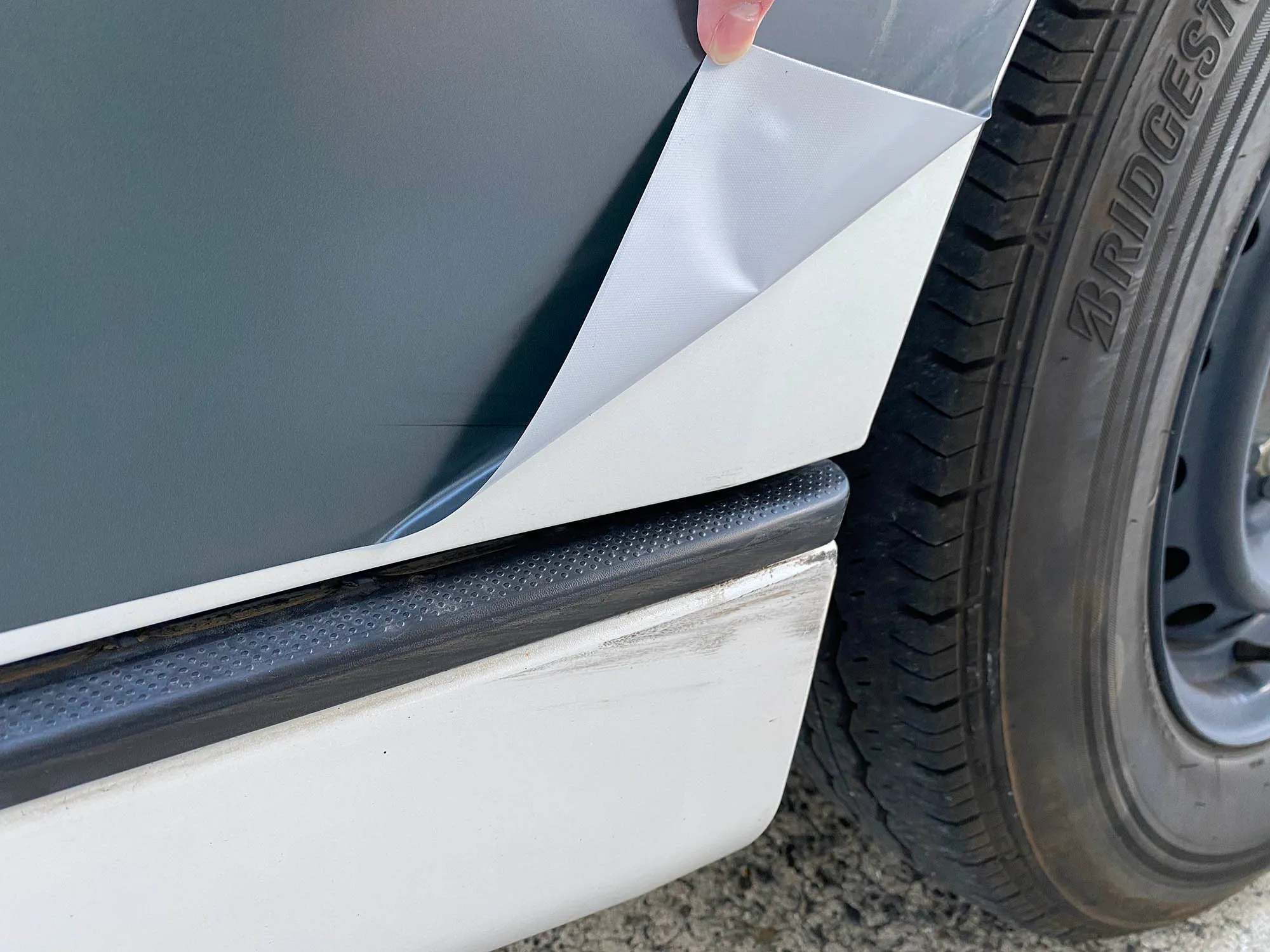 カーラッピングフィルム剥離後の塗装面 傷なしのプロテクション効果